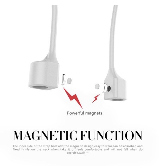 NWT Strap Around neck to hold AirPods in place Magnetic connect - Picture 4 of 6